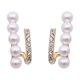 thumbnail image 1 of Guardurnaity 1 par de pendientes para mujer, joyería de perlas de cristal, exquisitos pendientes para madre, accesorio para boda, fiesta de Ropa, zapatos y accesorios Miscelánea, 1 of 6