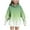 Army Green, variant on Girls Hoodies Size 10-12, Gradient Print Thermal Loose Fit Pullover Girls Sweatshirts Multicolor