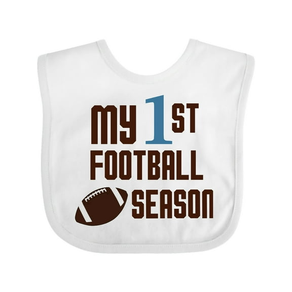 Inktastic My First Football Season Boys or Girls Baby Bib