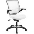 thumbnail image 2 of Modway Chaise de Bureau en Maille Edge, Blanc, 2 of 5