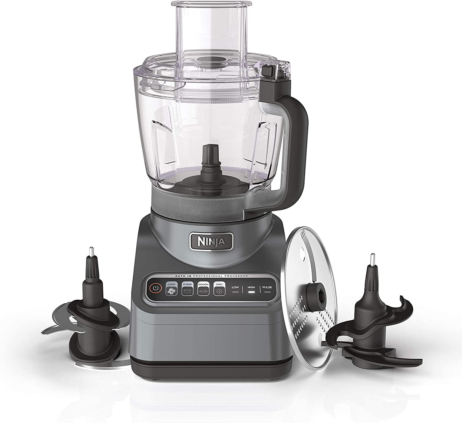  Food Processor, Anthter 600W Professional Food Processors &  Vegetable Chopper, with 7 Processor Cups, Reversible Disc, Chopping Blade &  Dough Blade for Chopping, Slicing, Purees & Dough: Home & Kitchen