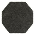 thumbnail image 3 of Unique Loom Solid Shag Collection Area Rug (6' 1" Octagon Graphite Gray), 3 of 7