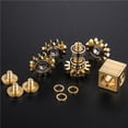 thumbnail image 3 of Bewildely Toys Cuatro Spinning Tops Cubo Dulce regalo Gear Rotation Ansiedad Metal Extraíble Moldeado incorporado Latón Juegos de cartas, 3 of 6