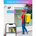 thumbnail image 5 of ZOSI 16CH 4K Home Security Camera System, 8pcs Wired 8MP Outdoor PoE IP Cameras with AI Person Vehicle Detection, 4K 16CH NVR with 4TB HDD for 24-7 Recording, 5 of 9
