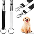 thumbnail image 1 of Dog Whistle, Ultrasonic Dog Whistle, Dog Whistle Reminder, 2 Pcs Dog Whistle, Dog Accessory, Professional Ultrasonic Whistles, Anti Dog Whistle, Adjustable Ultrasonic Whistle, 1 of 5
