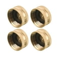 thumbnail image 2 of M MINGLE Garden Hose Female End Cap, 3/4 inch, 4-Pack with Extra 12 Washers, 2 of 8