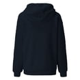 thumbnail image 3 of Warm Hoodies for Women Comdrip Women Warm Winter Top Sweatshirt Ladies Hooded Pullover Jumper Fleece Hoodie Women Navy 4XL, 3 of 4