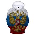 thumbnail image 2 of Sudadera con capucha con estampado 3D de la bandera rusa del oso de Rusia 2023, sudaderas casuales de moda para hombre, sudaderas con capucha de gran tamaño de estilo Harajuku, 2 of 5