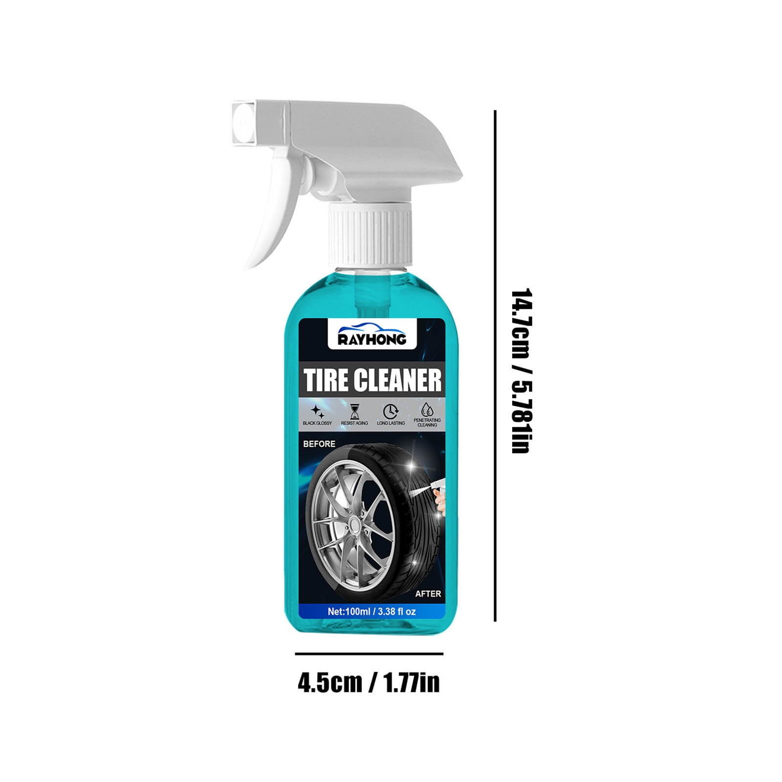 Delet Vonixx Cleaner For Tires Rubber Headlight 500ml - AliExpress