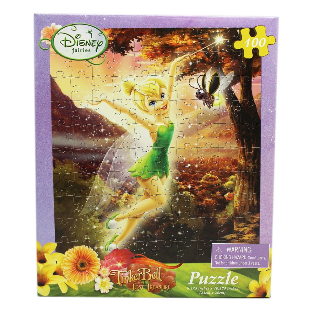 Tinker Bell Shimmering Magic Kids Jigsaw Puzzle (100pc)