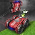 thumbnail image 4 of Remote Control Car for Boys 5-12   All Terrain RC Stunt Car Off Road 4WD Remote Control Vehicle  Water Beach Pool Toy Christmas Birthday Gift(Red), 4 of 10