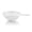 white, variant on YBM Home Deep Plastic Colander for Washing and Draining Pasta, 8.5 inch - Red
