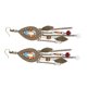 thumbnail image 2 of Pendientes de joyería para mujer pendientes ligeros convenientes para festivales para fiestas, 2 of 8