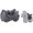 Grey, variant on Foldable Inflatable Travel Pillow with Cute Pony Storage Case, Portable Pillow for Airplane, & Napping, Hygienic & -Friendly Fabric ()