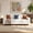 White, variant on Christopher Knight Home 80.7" Modern 3-seater Chenille Upholstered Sofa Couch with Wide Arms, White