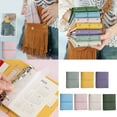 thumbnail image 2 of Refillable 5 Rings Binder Notebook with Refill Paper 5 Holes Leather Binder Covers Leather Binder Journal for Travel, 2 of 9