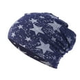 thumbnail image 3 of SPRING PARK Fashion Stars Printed Women Men Cycling Cotton Sports Beanie Cap Chemo Baggy Hat, 3 of 3