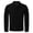 Black, variant on Mfakffe Men Knit Long Sleeve Polo Shirts Solid Collared Button Placket Daily Tops Soft Breathable Spring Fall Casual Layering Apparel