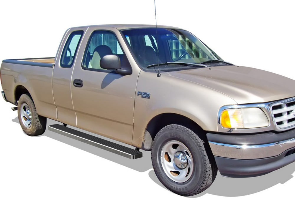 APS Running Boards 6 inches Compatible with Ford F150 F250 1999-2003 Super Cab (Include 04 Heritage) (Nerf Bars Side Steps Side Bars)