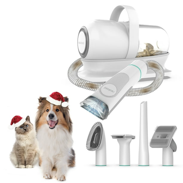 Neakasa by Neabot P1 Pro Pet Grooming Kit & Vacuum Suction, Low Noise Dog Clippers with 5 Proven Grooming Tools for Brush/Deshede/Trim/Collect Pet Hair Neakasa by Neabot P1 Pro Pet Grooming Kit & Vacuum Suction, Low Noise Dog Clippers with 5 Proven Grooming Tools for Brush/Deshede/Trim/Collect Pet Hair