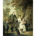 thumbnail image 3 of Adriaan de Lelie 15x17 Black Modern Framed Museum Art Print Titled - Jonkheer Gysbert Carel Rutger Reinier Van Brienen Van Ramerus (1771-1821), with His Wife and Four of Their Children (1804, 3 of 5