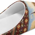 thumbnail image 5 of Chririnla Tribal Highland Cattle Sunflower Bedroom Slippers Cozy Comfy Plush Fuzzy Warm Rubber Sole Easy Slip On Memory Foam Fur Lined Home Slippers, 5 of 7