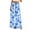 Sky Blue, variant on Sexlip Wide Leg Pants for Women Floral Printed Elastic Waist Drawstring Casual Loose Fit Long Flowy Trousers Blue L