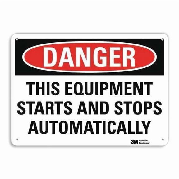 Lyle Danger Sign,10" W,7" H,0.040" Thickness, U3-2008-NA_10x7 U3-2008-NA_10x7