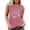 Hot Pink, variant on Workout Tank Tops Woman Women's Sleeveless Casual Stretch Basic Tank Top Cami Tops for Women Hot Pink L