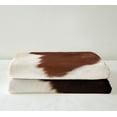 thumbnail image 6 of Cowhide Blanket Brown Beige Cow Printed Throw Blanket for Bed,Wildlife Hair Sherpa Blanket Western Aztec Fleece Blanket,Cowboy Cowgirl Fuzzy Blanket, 6 of 7