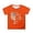 Orange, variant on Boho Tops for Girl Short Sleeve Hanukkah Print Loose Fit Round Neck Beach Essentials for Girl,Red,110