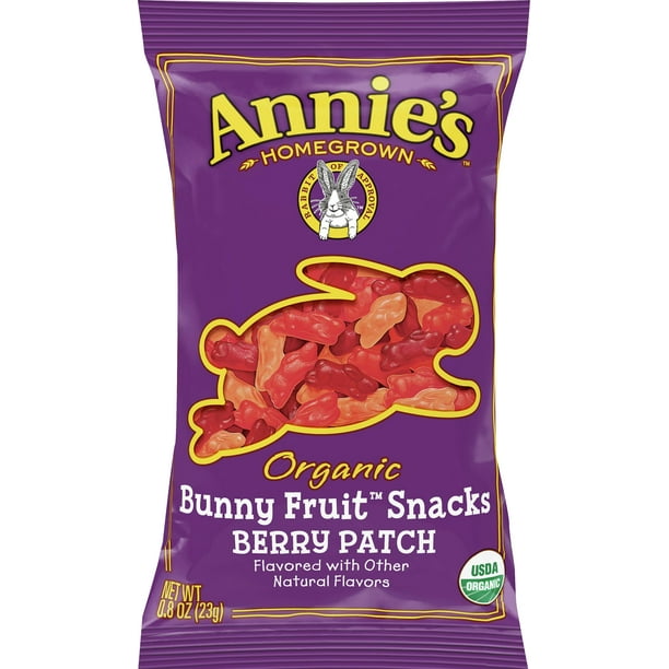 Annie's Organic Bunny Fruit Snacks, Berry Patch, 18 Pouches Walmart