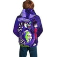 thumbnail image 2 of Kids Beetlejuice Pullover Hoodie Realistic 3d Print Graphic Hooded Sweatshirts With Drawstring, 2 of 8
