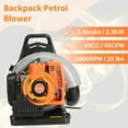 thumbnail image 3 of Floseru 63CC 665 CFM Leaf Blower - 2 Cycle Backpack Gas Powered Leaf Blower, Grass Lawn Blower Air Cooling Gasoline Backpack Grass Blower, Backpack Snow Blower for Garden, 3 of 10
