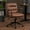 Brown, variant on Office Chair Desk Chair Computer Chair Ergonomic PU Leather Swivel Rolling Chair Desk Task Chair with Padded Armrest,Black