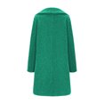 thumbnail image 6 of EOYWHK Sherpa Lined Jackets for Women Long Overcoats Long Sleeve Open Front Trench Coats Dressy Pea Coats ,S-3XL, 6 of 6