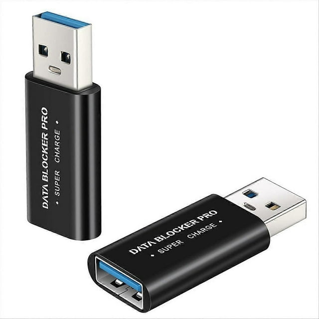 2Pc USB Data Blocker USB-A Data Blocker Protect Against Juice Jacking
