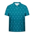 thumbnail image 5 of Fnnxeal Mens Polo Shirts Summer Short Sleeve Casual Collared Golf Print Multicolor Polo Shirts for Men Size 3XL, 5 of 5