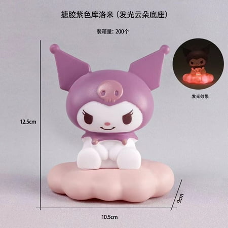 

Sanrio Animation Kawaii Glowing Cloud Lamp Hello Kitty BedsideLamp LED Cinnamoroll Night Light Cake Decoration Decoration Toys Gift Festivals