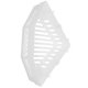 thumbnail image 4 of Estante de almacenamiento de esquina para montaje en pared, estante de drenaje triangular para ducha, organizador de plástico para baño, inodoro, cocina (blanco), 4 of 7