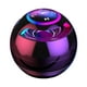 thumbnail image 2 of Altavoz panorámico Bluetooth de 360° con luces RGB - Bluetooth 5.0, batería de 1000mAh, reproducción de 10 horas, entrada tarjeta/USB/AUX, sonido de graves altos, 2 of 6