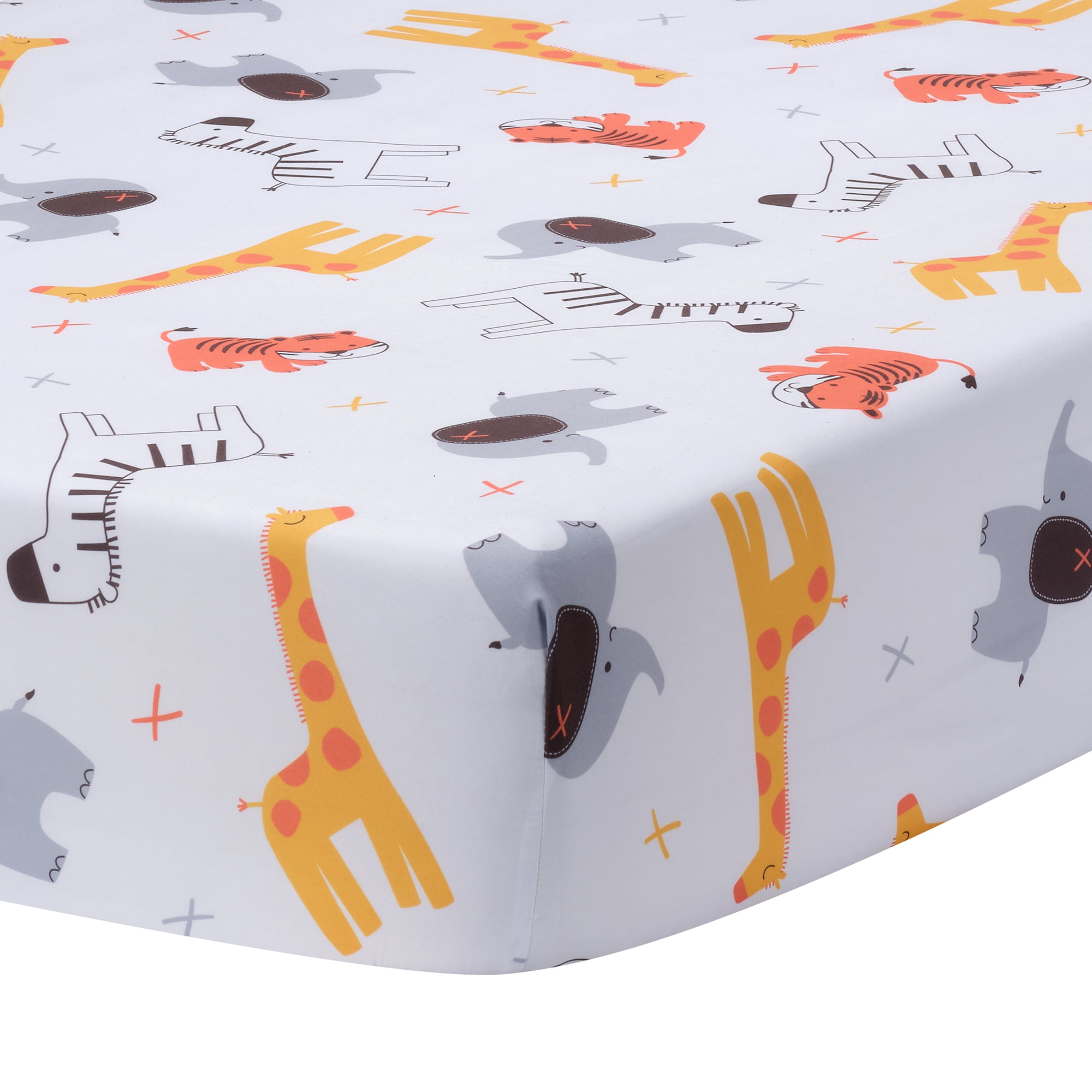 Bedtime Originals Lollipop Jungle 3-Piece Baby Nursery Crib Bedding Set