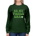 thumbnail image 3 of In My Pickle Era Sweatshirt Women's -SmartPrintsInk Designs, 3 of 4