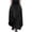 Black, variant on Women's Vintage Simple Skirt Summer Fashion Loose Solid Cotton Linen High Waist Casual Beach A-line Maxi Skirts Female
