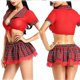 thumbnail image 4 of Lencería sexy de estilo europeo y americano, uniforme sexy, ropa de estudiante seductora, traje de cosplay, 4 of 5