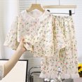 thumbnail image 2 of NOLDARES Infant Toddler Girl 2pcs Winter Clothing Set Long Sleeve Sweatshirt and Relaxed Joggers CartoonPrint Outfits Clothes(Light Pink,2-3 Y), 2 of 5
