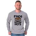 thumbnail image 4 of Smore Funny Bros Camping Friends Men Big & Tall Long Sleeve Tee Brisco Brands 2X, 4 of 6
