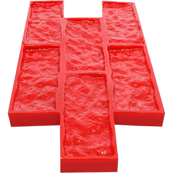 Concrete Stamps Mat, Concrete Stamping Mold, Concrete Stamps Slate, Concrete Texture Skin, Cement Stamp for Concrete Decorative, Concrete Cement Stamping Tool for Wall Floor, 19.29 * 7.87 * 0.79 in