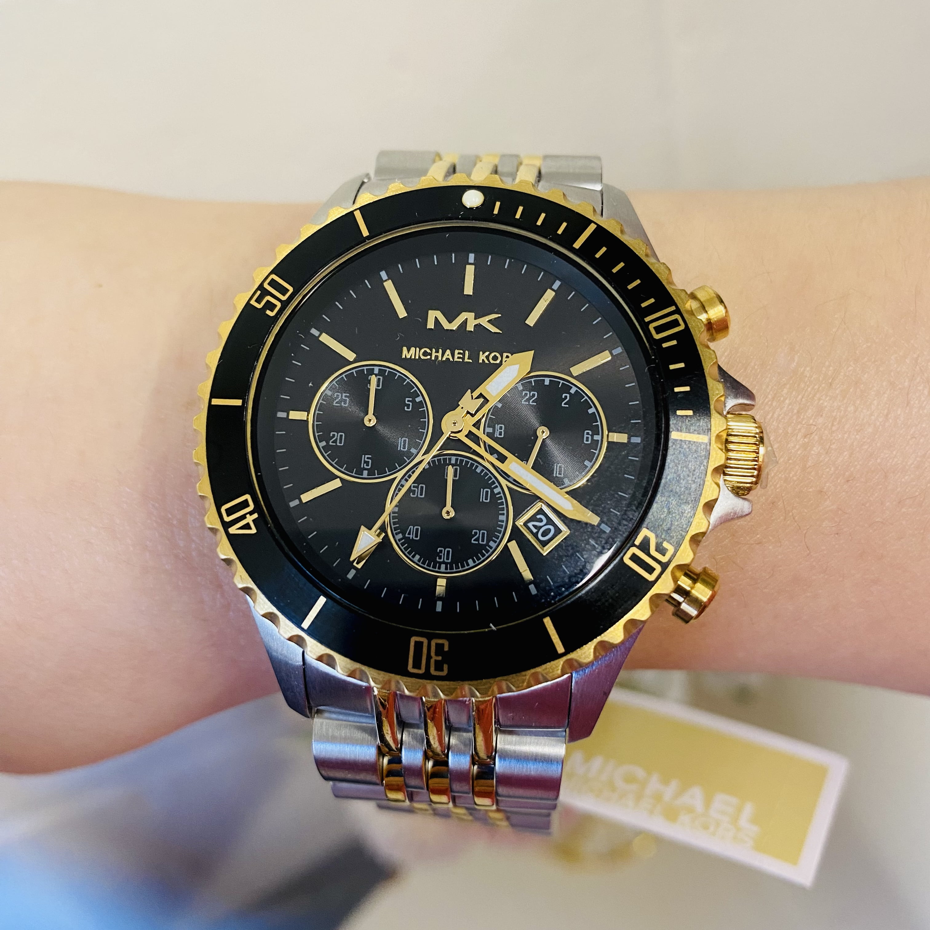 Michael Kors Bayville MK8872, Two-Tone Stainless Steel Men's