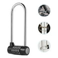 thumbnail image 3 of SHISUYAN Large U-shaped Password Lock Cabinet Door Handle Hanging Lock for Home, 3 of 8